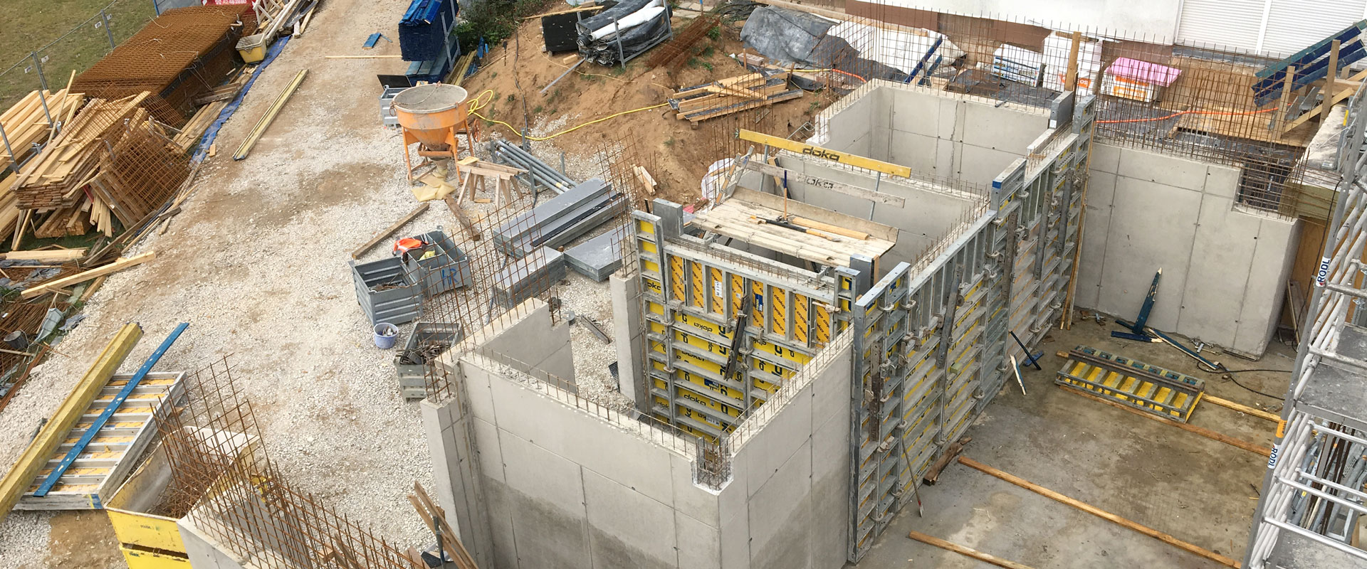 Rödl Referenz: Aufbereitungsgebäude Wasserwerk „Knoblauchsland“, Filterhalle mit Anbau