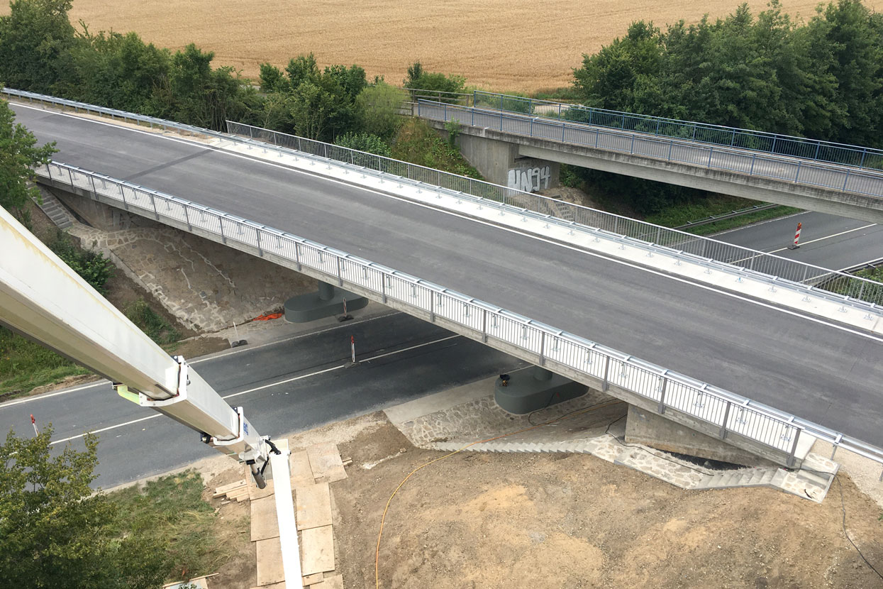 Rödl Referenz: Brücke Wiesentheid, Sanierungsarbeiten, Neue Brückenausstattung